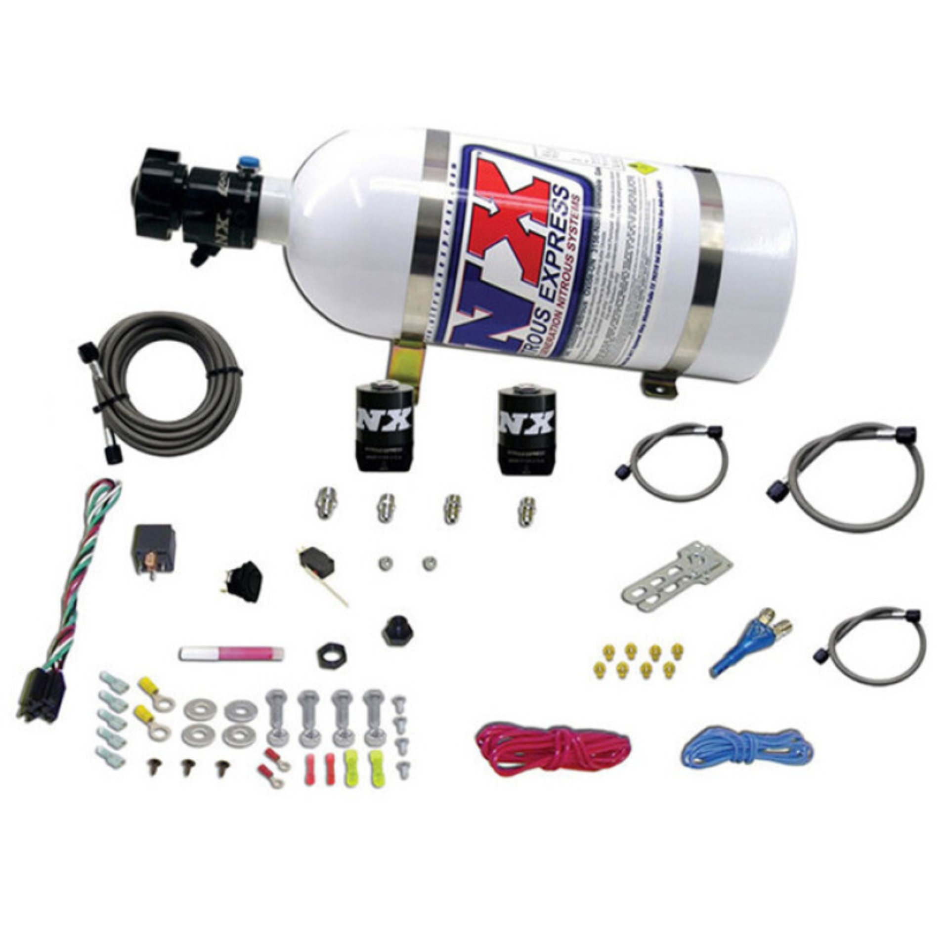 Picture of Nitrous Express All Dodge EFI Single Nozzle Nitrous Kit (35-150HP) w/10lb Bottle