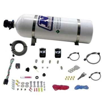 Picture of Nitrous Express All Ford EFI Single Nozzle Nitrous Kit (35-150HP) w/15lb Bottle