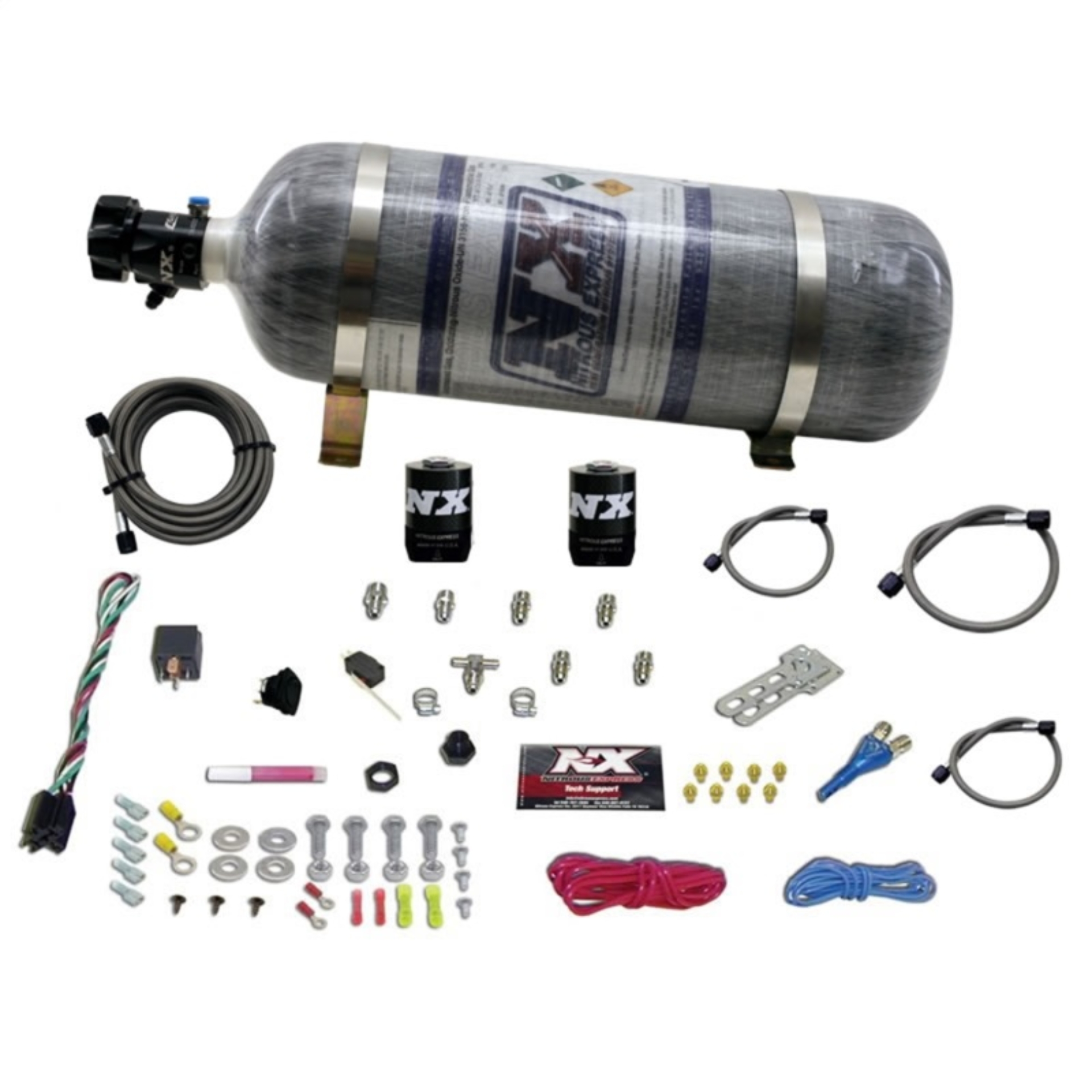 Picture of Nitrous Express All Sport Compact EFI Single Nozzle Nitrous Kit w/Composite Bottle