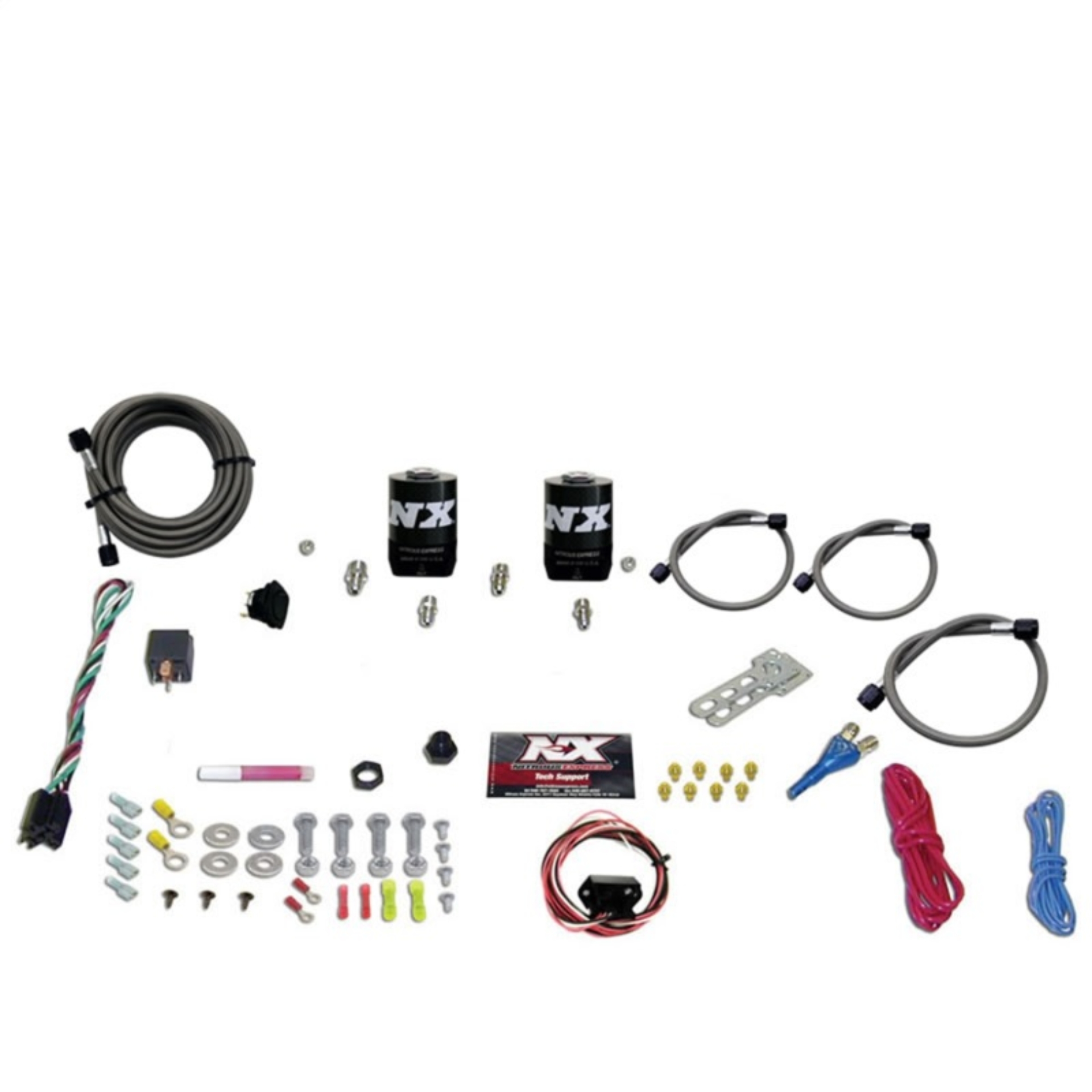 Picture of Nitrous Express 10-15 Chevrolet Camaro (5th Gen) Single Nozzle Nitrous Kit (35-150HP) w/o Bottle