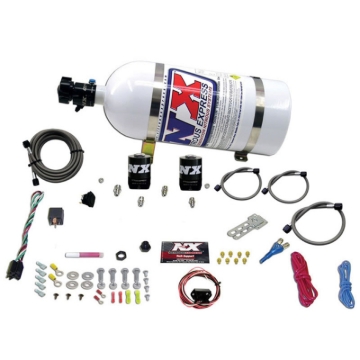 Picture of Nitrous Express 10-15 Chevrolet Camaro (5th Gen) Single Nozzle Nitrous Kit (35-150HP) w/10lb Bottle