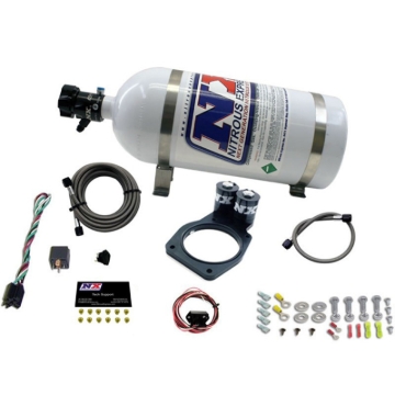 Picture of Nitrous Express 10-15 Chevrolet Camaro Nitrous Plate Kit (50-150HP) w/10lb Bottle