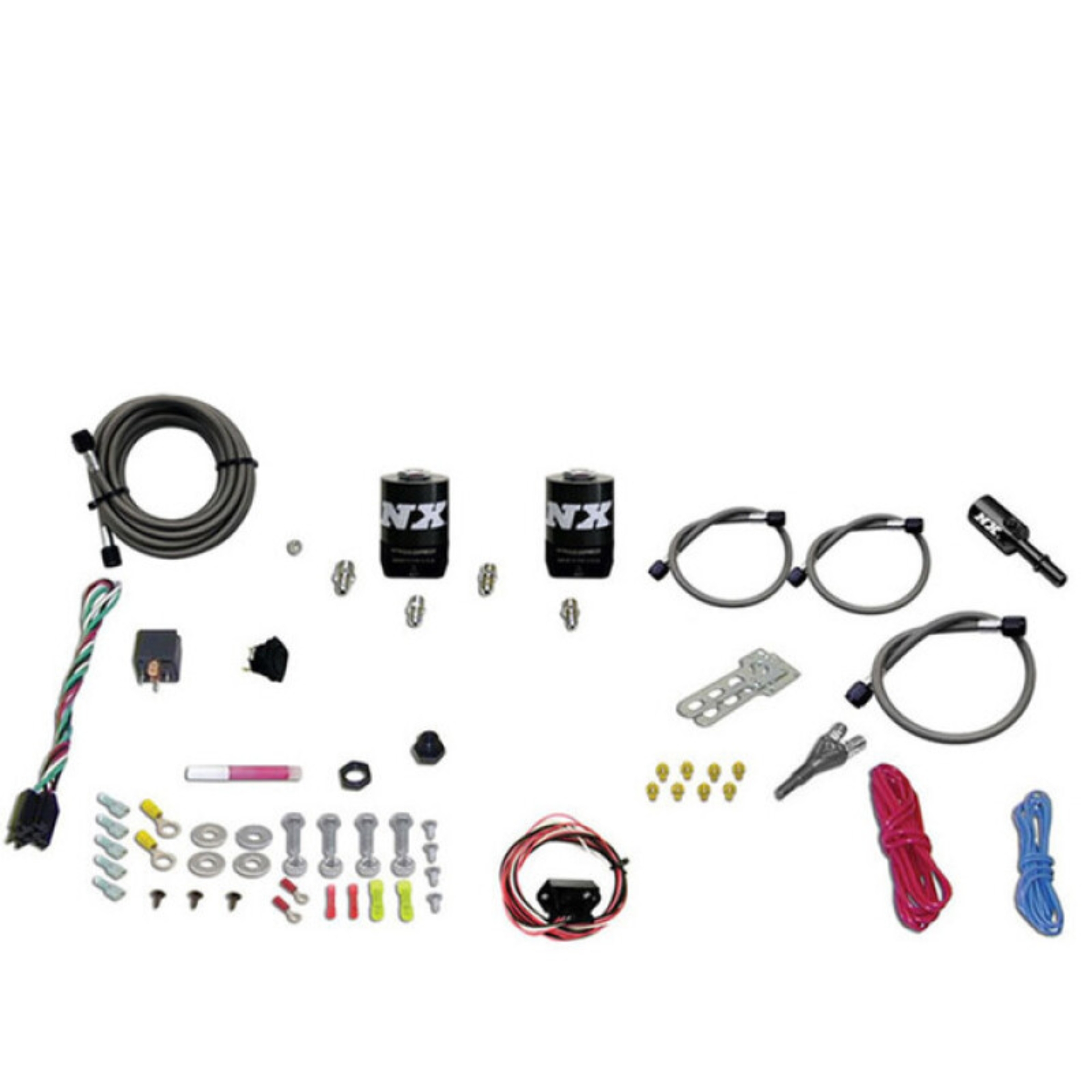 Picture of Nitrous Express 11-15 Ford Mustang GT 5.0L Coyote Single Nozzle Nitrous Kit (35-150HP) w/o Bottle