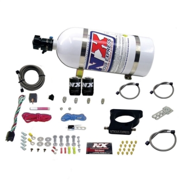 Picture of Nitrous Express GM LS 78mm 3-Bolt Nitrous Plate Kit (50-350HP) w/10lb Bottle