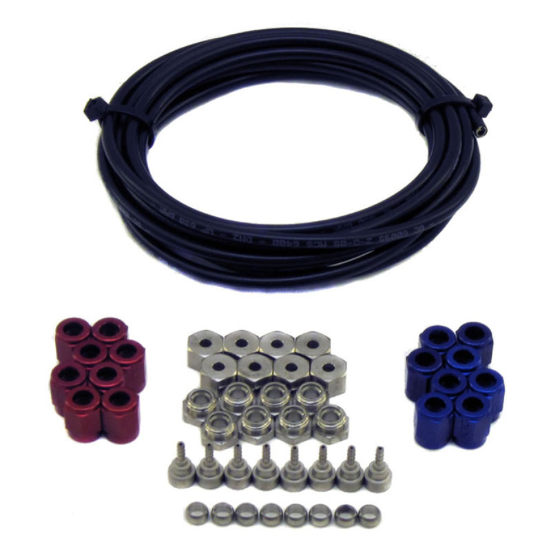 Picture of Nitrous Express D-2 Black Hose Conversion for 4 Cyl Direct Port Systems