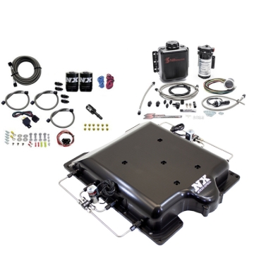 Picture of Nitrous Express Dodge Hellcat Supercharger Lid Nitrous & Water Injection Kit (100-400HP) w/o Bottle