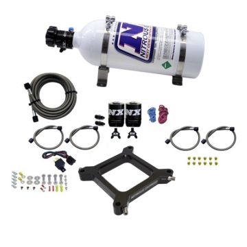 Picture of Nitrous Express 4150 Assassin Plate Stage 6 Nitrous Kit (50-300HP) w/5lb Bottle