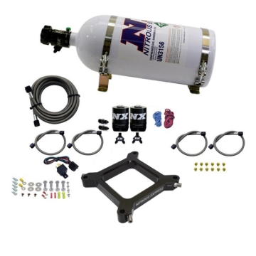 Picture of Nitrous Express 4150 Assassin Plate Stage 6 Nitrous Kit (50-300HP) w/10lb Bottle