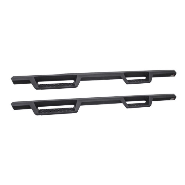 Picture of Westin 19-20 Chevrolet Silverado / GMC Sierra 1500 Double Cab HDX Drop Nerf Step Bars - Textured Blk