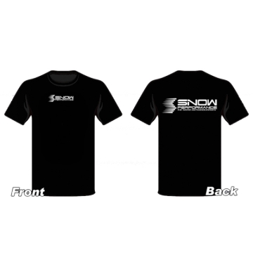 Picture of Snow Performance T-shirt Black w/White Logo - 3X