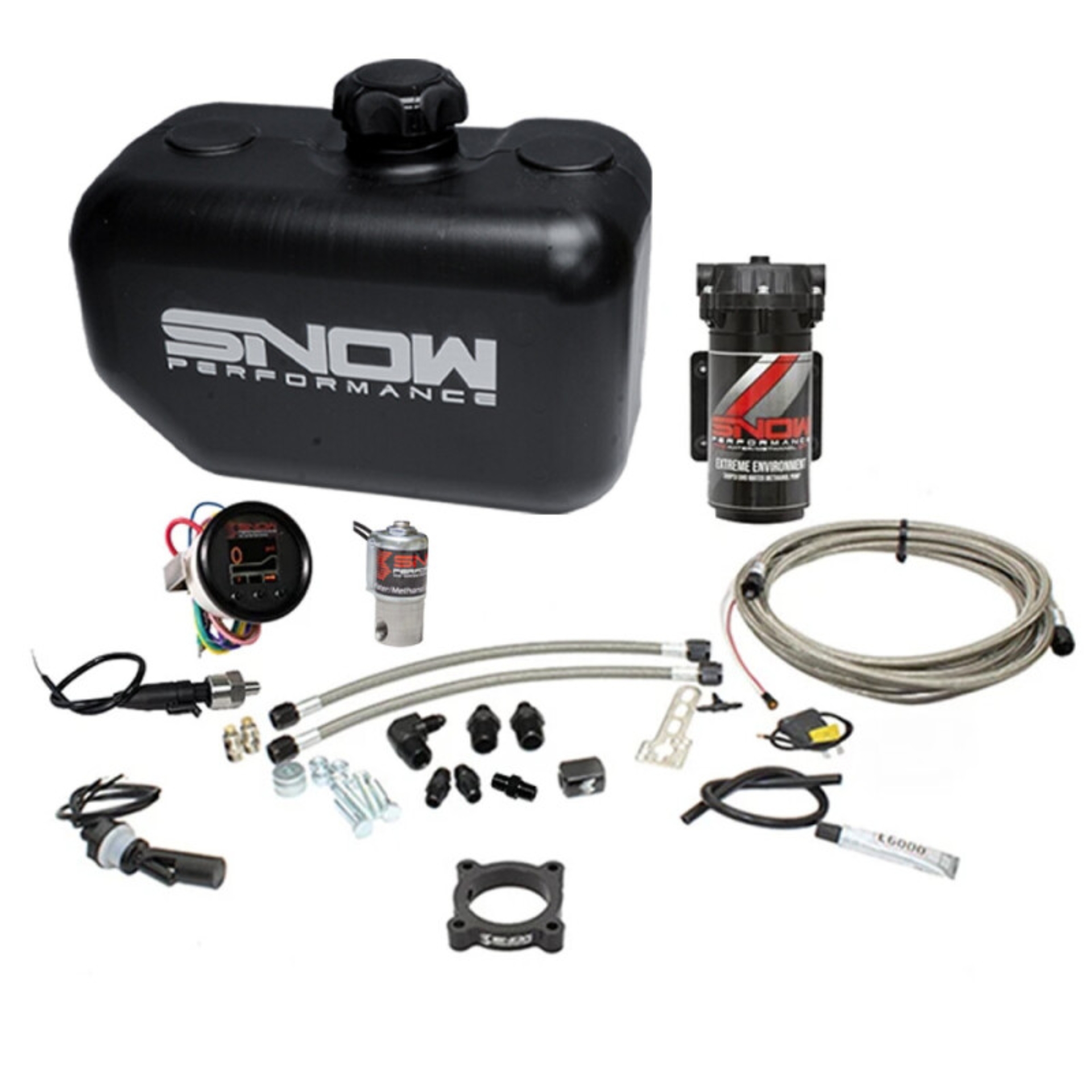 Picture of Snow Performance Stg 2 Boost Cooler 13-18 Ford Focus ST Water Inj Kit (SS Braided Line/4AN Fittings)