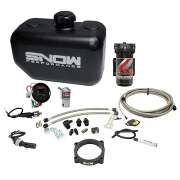 Picture of Snow Performance Stg 2 Boost Cooler Challenger/Charger Hellcat Water Inj Kit (SS Braid Line/4AN Fit)