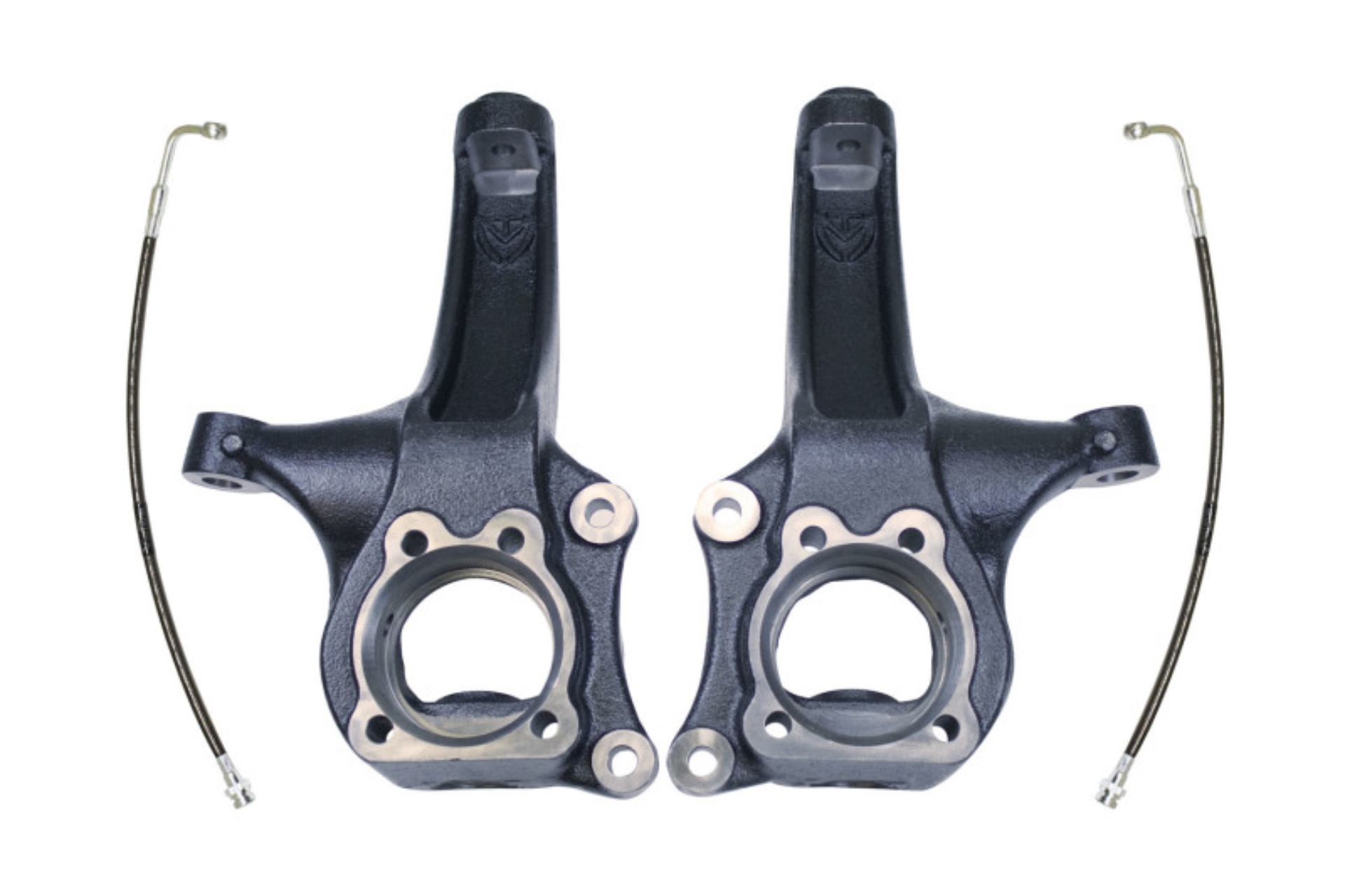 Picture of MaxTrac 15-16 Chevrolet Colorado 2WD 4in Front Lift Spindles w/Extended DOT Compliant Brake Lines