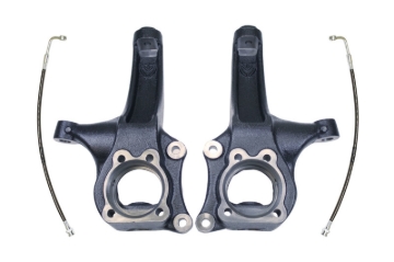 Picture of MaxTrac 15-16 Chevrolet Colorado 2WD 4in Front Lift Spindles w/Extended DOT Compliant Brake Lines