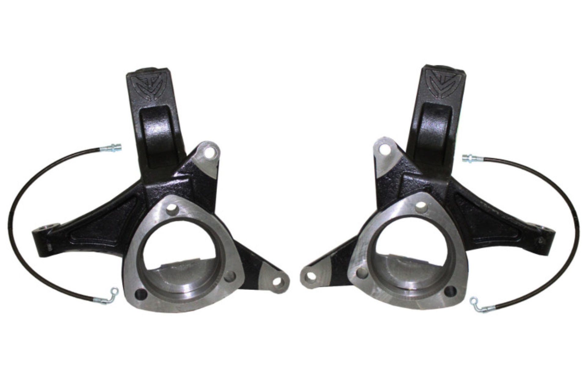 Picture of MaxTrac 07-16 GM C1500 2WD 4.5in Front Lift Spindles w/Extended DOT Compliant Brake Lines