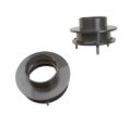 Picture of MaxTrac 94-01 Dodge RAM 1500 4WD 2in Front Steel Plated Coil Spacers