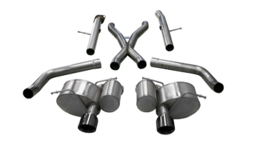 Picture of Corsa 2012-21 Jeep Grand Cherokee SRT 2.75in Dual Rear Xtreme Cat-Back Exhaust - Black PVD TipFinish