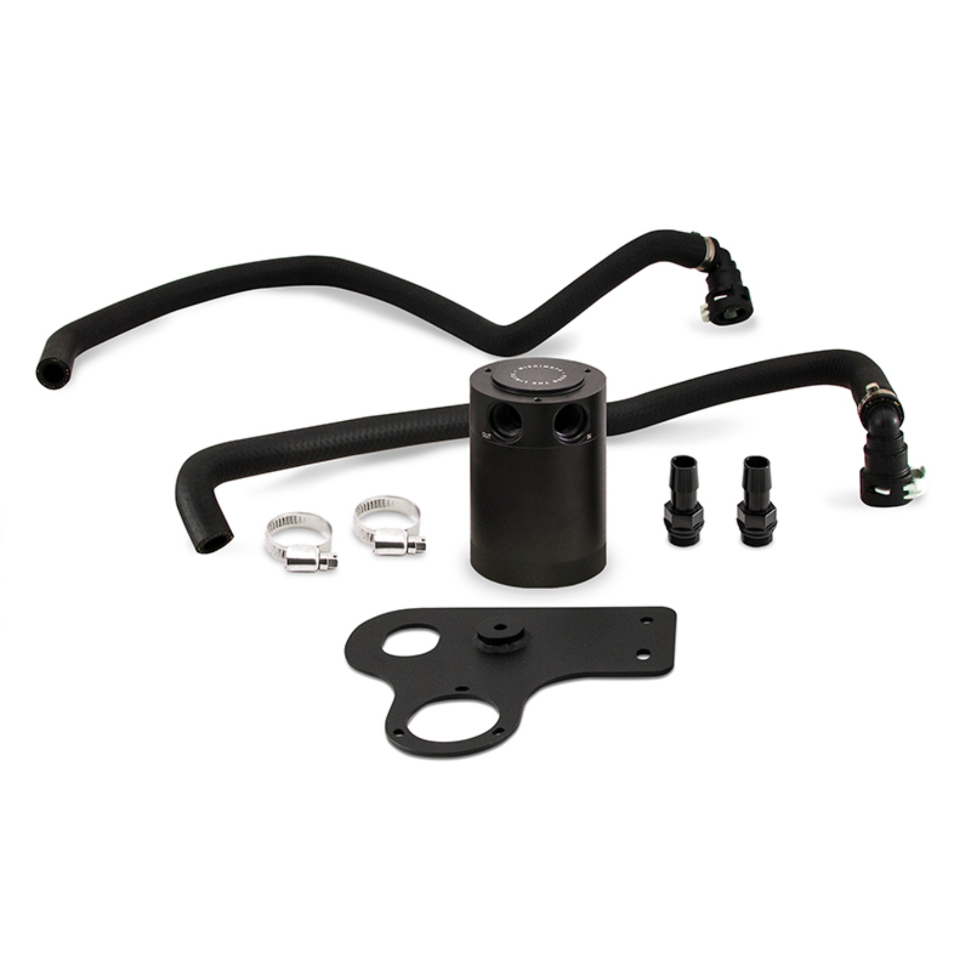 Picture of Mishimoto MM Baffled Oil Catch-Kit Oil Catch Cans - MMBCC-MUS8-18PBE