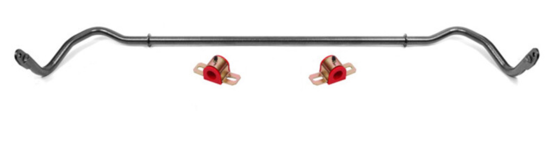 Picture of BMR 08-19 Dodge Challenger Rear Hollow 25mm Non-Adjustable Sway Bar Kit - Black Hammertone