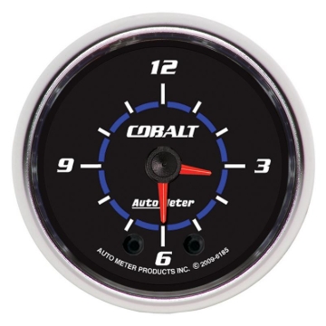 Picture of Autometer Cobalt 2-1/16in 12 Hour Analog Clock