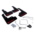 Picture of Rally Armor 15-21 Subaru WRX/STI Black UR Mud Flap w/Red Altered Font Logo