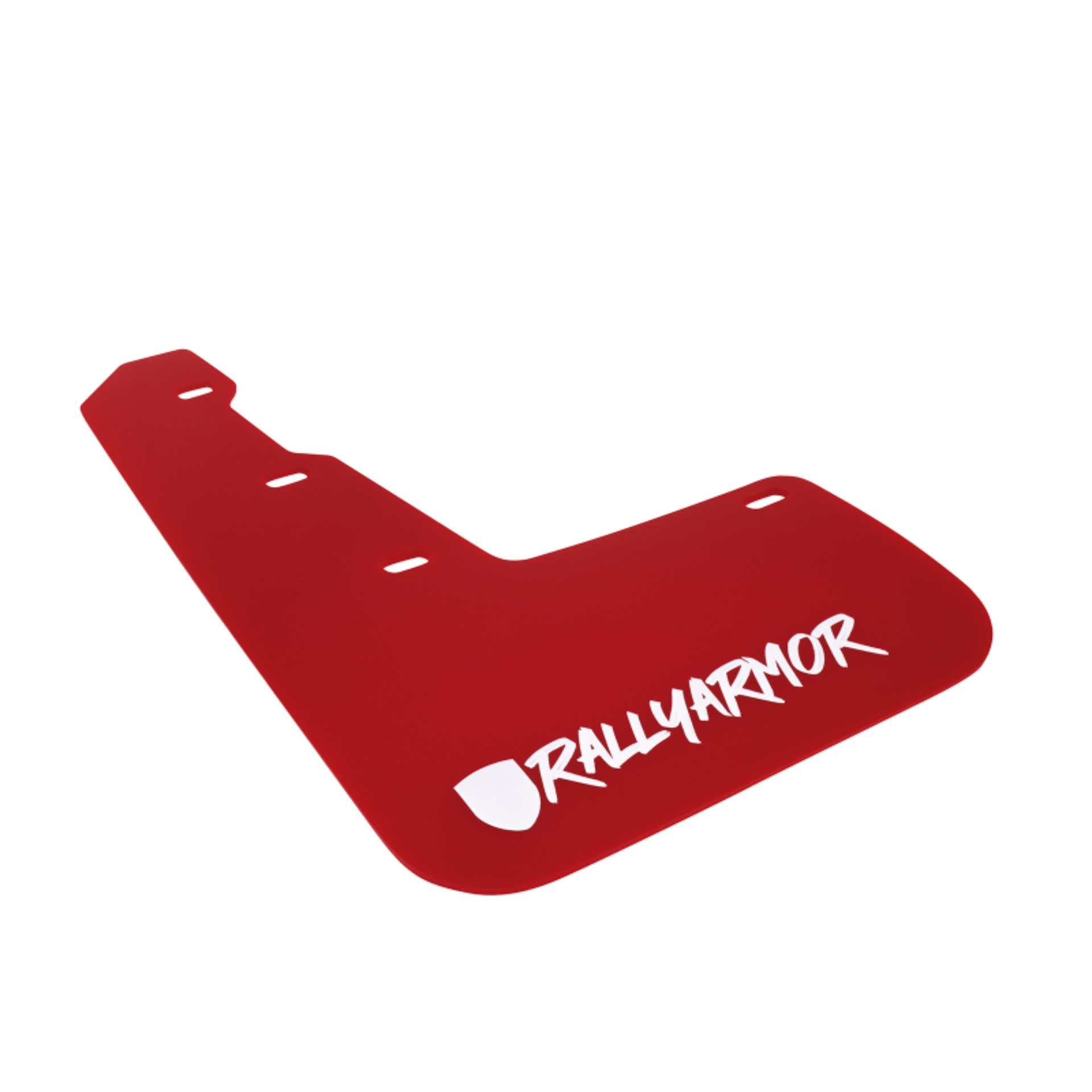 Picture of Rally Armor 15-21 Subaru WRX/STI Red Mud Flap White Altered Font Logo