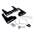 Picture of Rally Armor RAL UR Blk Flap/Wht Logo Mud Flaps - MF32-UR-BLK/WH-X