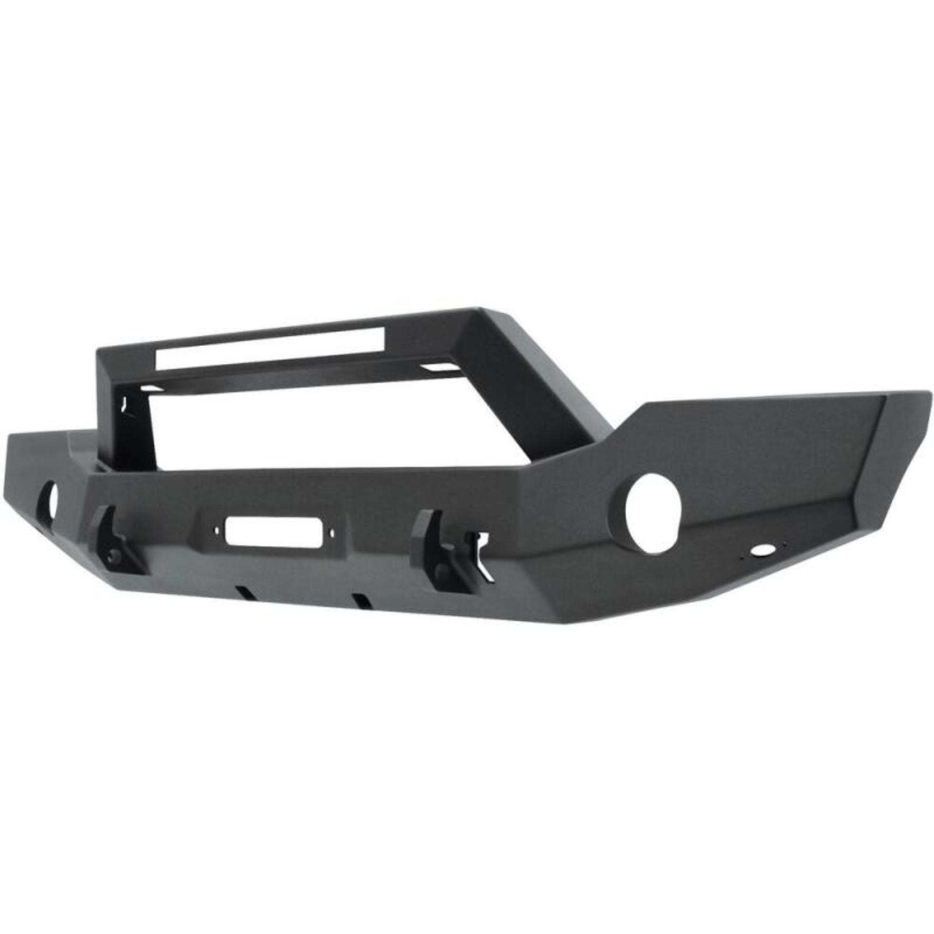 Picture of Westin 18-20 Jeep Wrangler WJ2 Full Width Front Bumper w/LED Light Bar Mount Textured Black