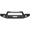 Picture of Westin 18-20 Jeep Wrangler WJ2 Full Width Front Bumper w/LED Light Bar Mount Textured Black