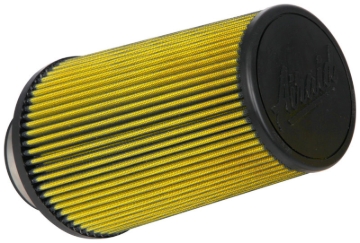 Picture of Airaid Universal Air Filter - Cone 3-1/2in Flange x 6in Base x 4-5/8in Top x 9in Height - Synthaflow