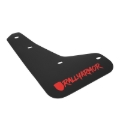 Picture of Rally Armor 12-19 Ford Focus ST / 16-19 RS Black UR Mud Flap w/Red Altered Font Logo
