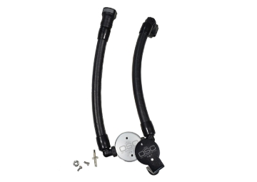 Picture of J&L 07-14 Ford Mustang GT500 Oil Separator 3.0 Passenger Side (Remote Mount) - Clear Anodized