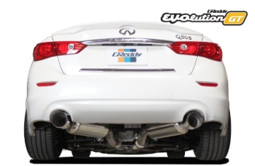 Picture of GReddy 16+ Infiniti Q50 Evolution (RWD ONLY) GT Cat-Back Exhaust