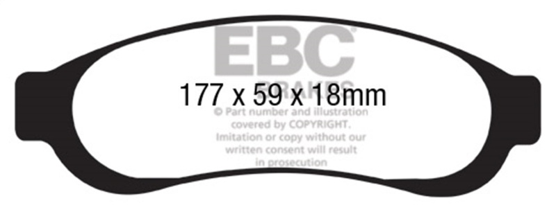 Picture of EBC Yellowstuff Brake Pad Sets - DP41779R