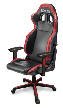Picture of Sparco Game Chair ICON BLK/RED
