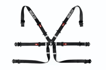 Picture of Sparco BELT 6 PNT 2in FORMULA BLK