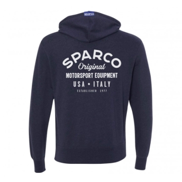 Picture of Sparco Sweatshirt ZIP Garage NVY - XL