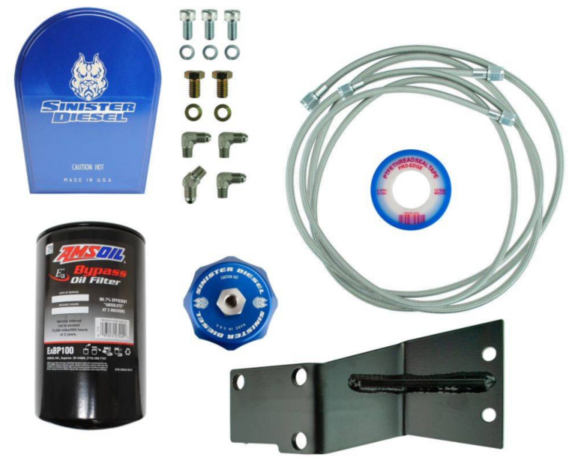 Picture of Sinister Diesel 2007.5-2012 Ram 2500/3500 6.7L Cummins Bypass Oil Filter System