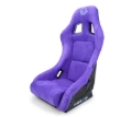 Picture of NRG FRP Bucket Seat PRISMA Edition w/ Pearlized Back Purple Alcantara - Medium