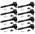 Picture of Ford Racing 5.0L/5.2L Hi-Energy Engine Ignition Coils - Set Of 8