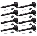 Picture of Ford Racing 5.0L/5.2L Hi-Energy Engine Ignition Coils - Set Of 8