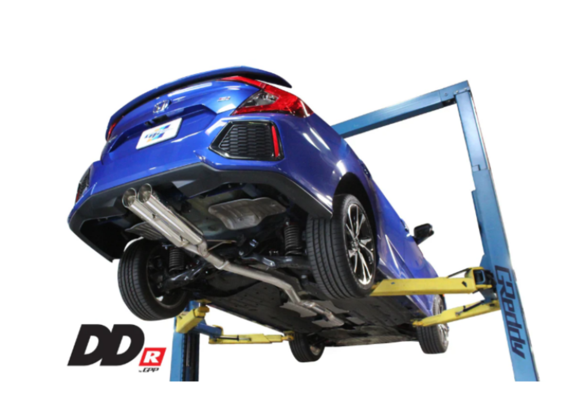 Picture of GReddy 2017+ Honda Civic SI Sedan DD-R Resonated Exhaust