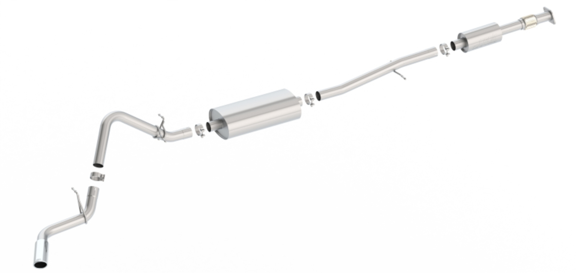 Picture of Borla S-Type Cat-Back 19-20 Chevrolet Silverado Side Exit Exhaust