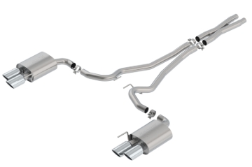 Picture of Borla S-Type Cat Back 18-20 Ford Mustang GT Convertible 2.5in pipe 4in tip