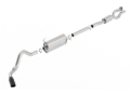 Picture of Borla S-Type Cat-Back 17-19 Ford F-250/350 Super Duty Side Exit Exhaust - Black Chrome Tip