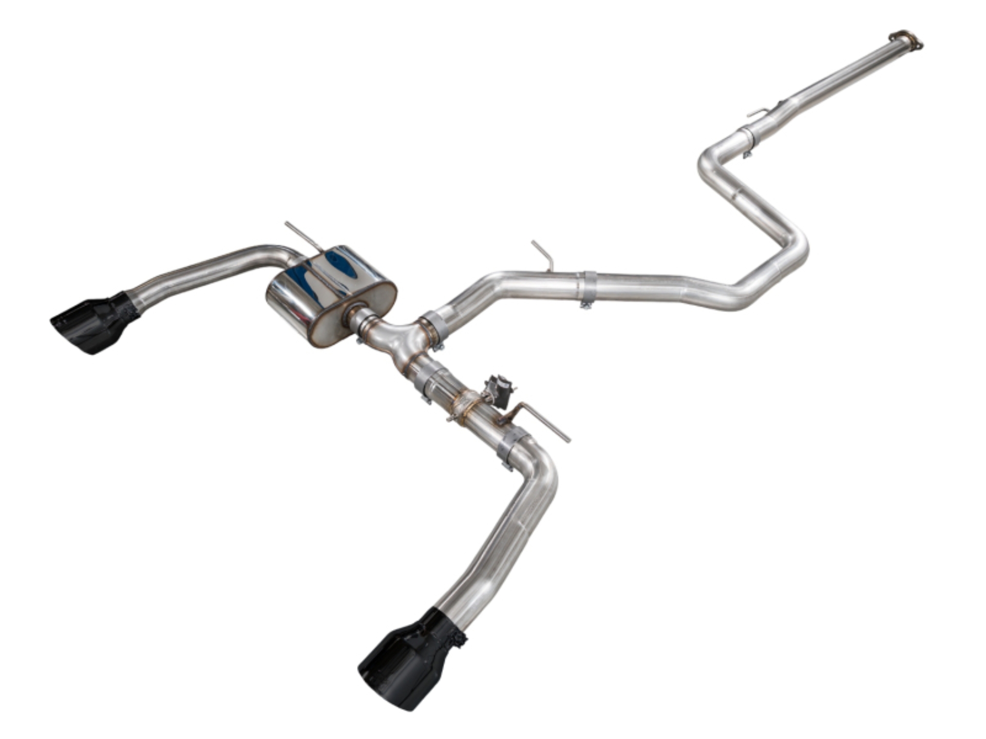 Picture of AWE Tuning 22-26 Hyundai Elantra N SwitchPath Cat-Back Exhaust - Diamond Black Tips