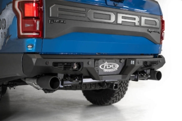 Picture of Addictive Desert Designs 17-20 Ford Raptor F-150 Bomber Rear Bumper w/ Backup Sensor Cutouts