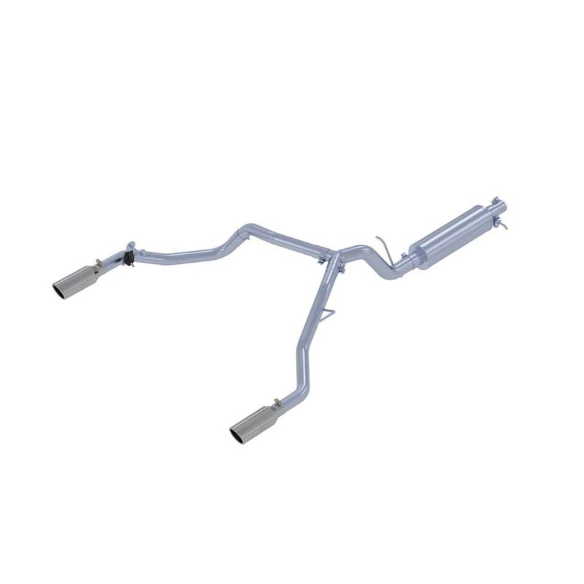 Picture of MBRP 19-20 Ford Ranger 2.3L 3 in Dual Split Rear Exit 4 in Tips AL Cat Back