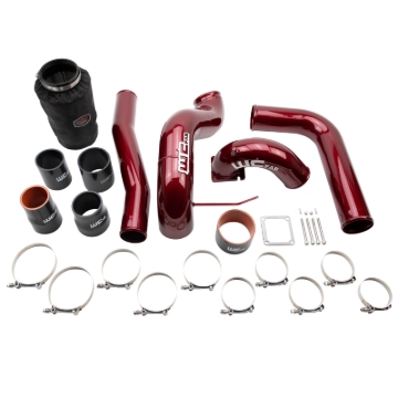 Picture of Wehrli 03-07 Dodge 5.9L Cummins High Flow Intake Bundle Kit - Gloss Black