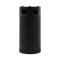 Picture of Mishimoto 2-Port Universal XL Baffled Catch Can - Black